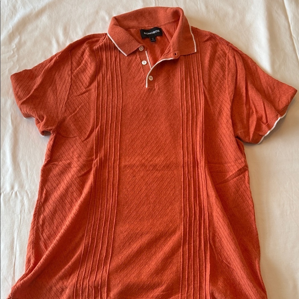 Bonobos Vibrant Orange Polo Shirt